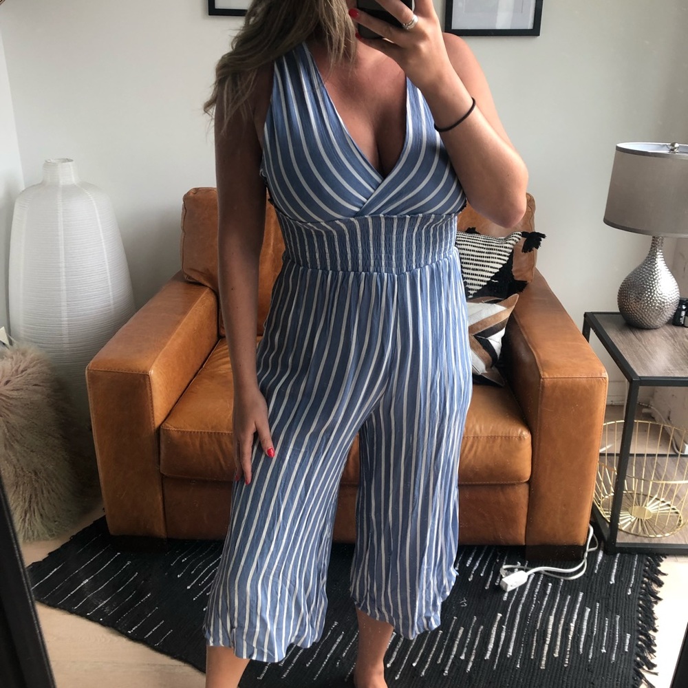 Striped Jumpsuit